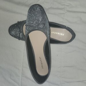 Primark Women's Silver Ballet Flats